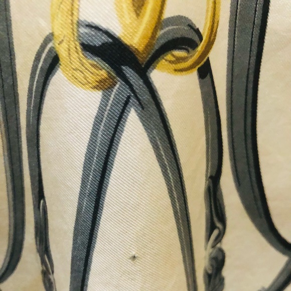 Hermès Scarf. 100% silk. ‘Brides de Gala'. By Hugo Grygkar. Made in France. Silk - Picture 11 of 16